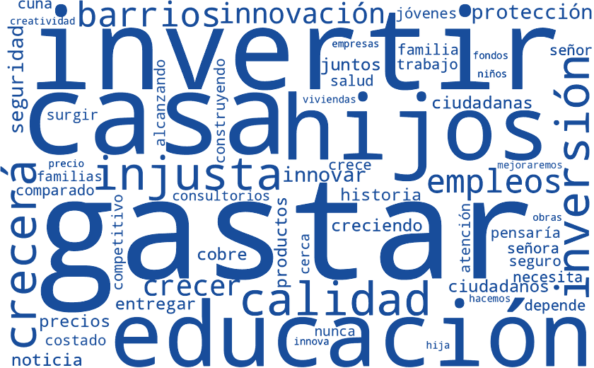 Nube de palabras de la cadena de la Ley 2007